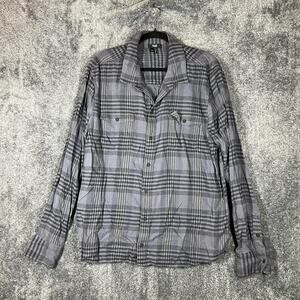 Paige Shirt Mens XL Gray Plaid Long Sleeve Button Up Casual Style M770F28-7116